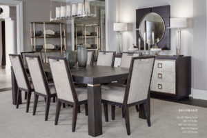 Table Bernhardt Project White Wood Floor