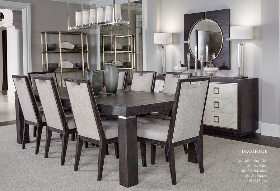 Table Bernhardt Project White Wood Floor