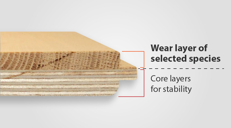 engineered wood floor wear layer description