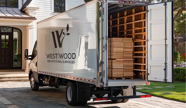 Why-In-House-Install Box-Truck delivering at home